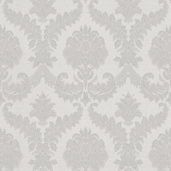 Tapete „Imperial – Silber“, nach Meter oder als Rolle