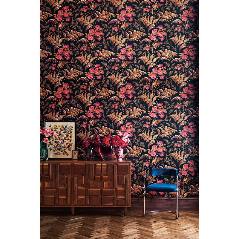 Carta da Parati "ROSE NERO" Botanical | COLE & SON
