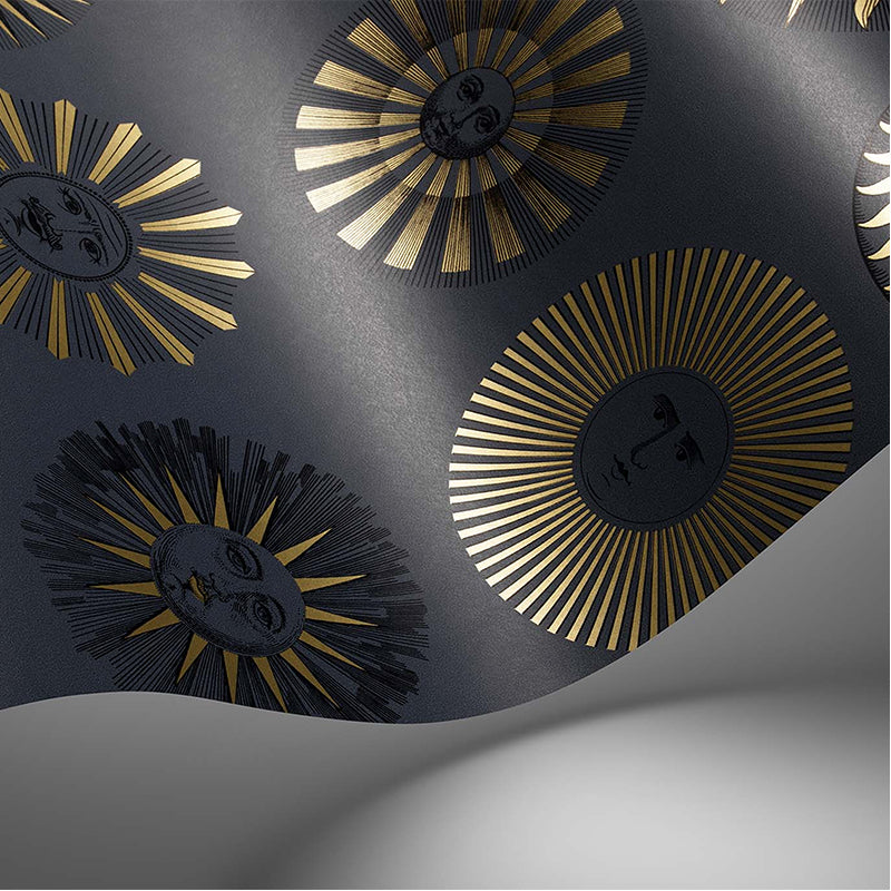 Carta da Parati "SOLI BLU & ORO" Fornasetti | COLE & SON