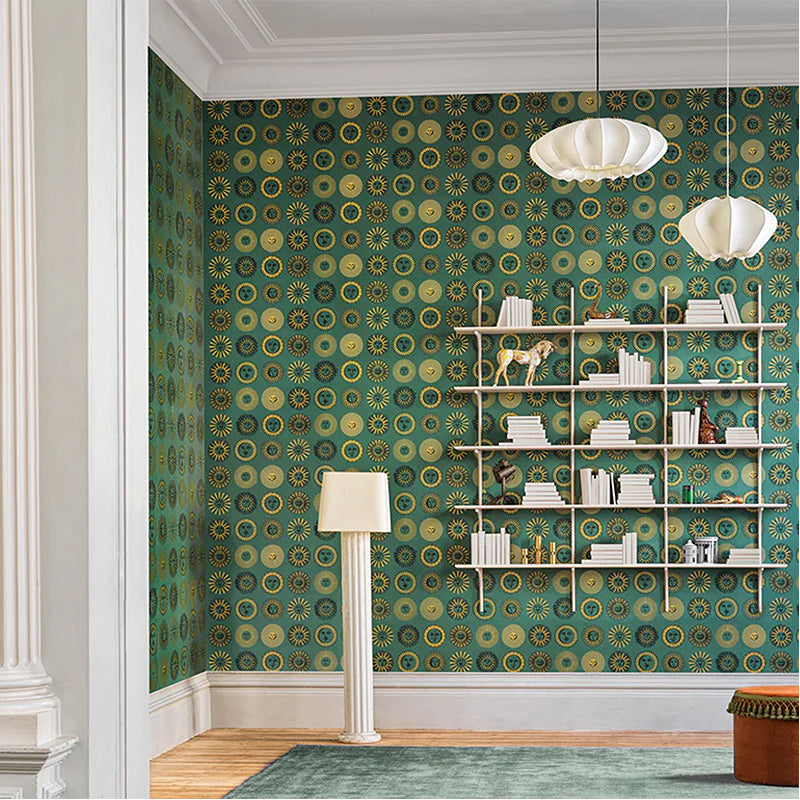 Carta da Parati "SOLI SMERALDO & ORO" Fornasetti | COLE & SON