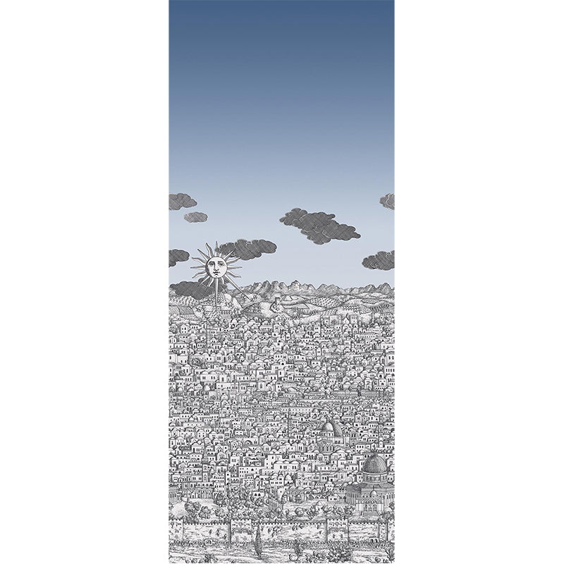 Carta da Parati "VISTA MEDITERRANEA AZZURRA" Fornasetti | COLE & SON