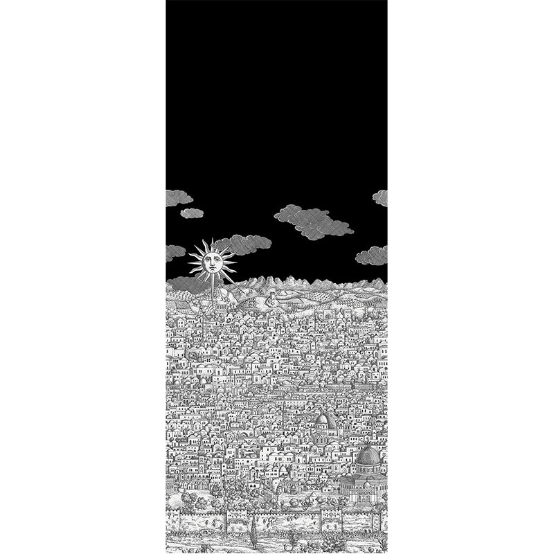 Carta da Parati "VISTA MEDITERRANEA NERA" Fornasetti | COLE & SON