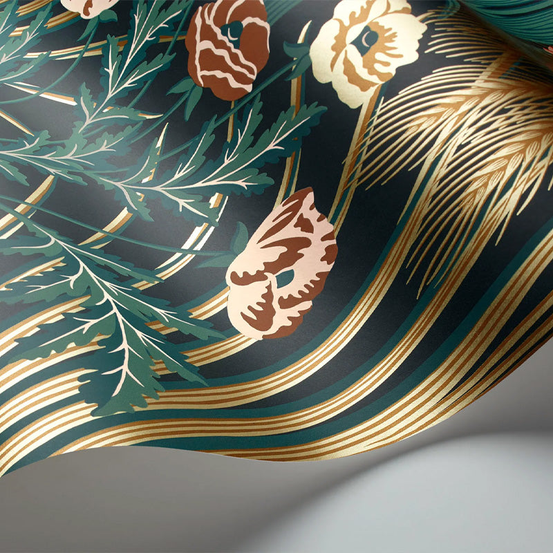 Carta da Parati "BLUEBELL ARANCIONE" Botanical | COLE & SON