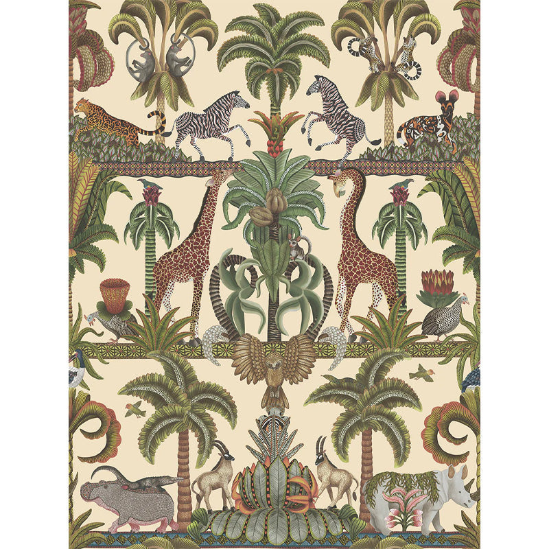 Carta da Parati "AFRIKA KINGDOM BIANCO" Jabula-Ardmore | COLE & SON