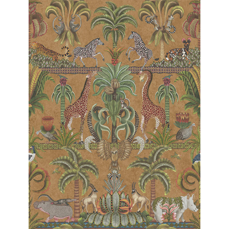 Carta da Parati "AFRIKA KINGDOM BRONZO" Jabula-Ardmore | COLE & SON