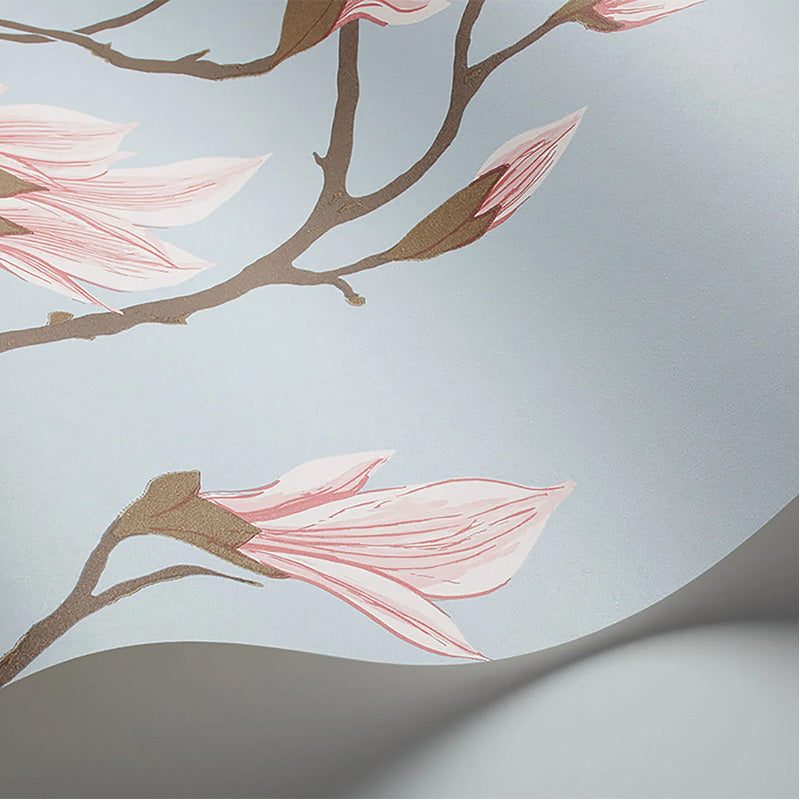 Carta da Parati "MAGNOLIA AZZURRO & ROSA" The Contemporary | COLE & SON