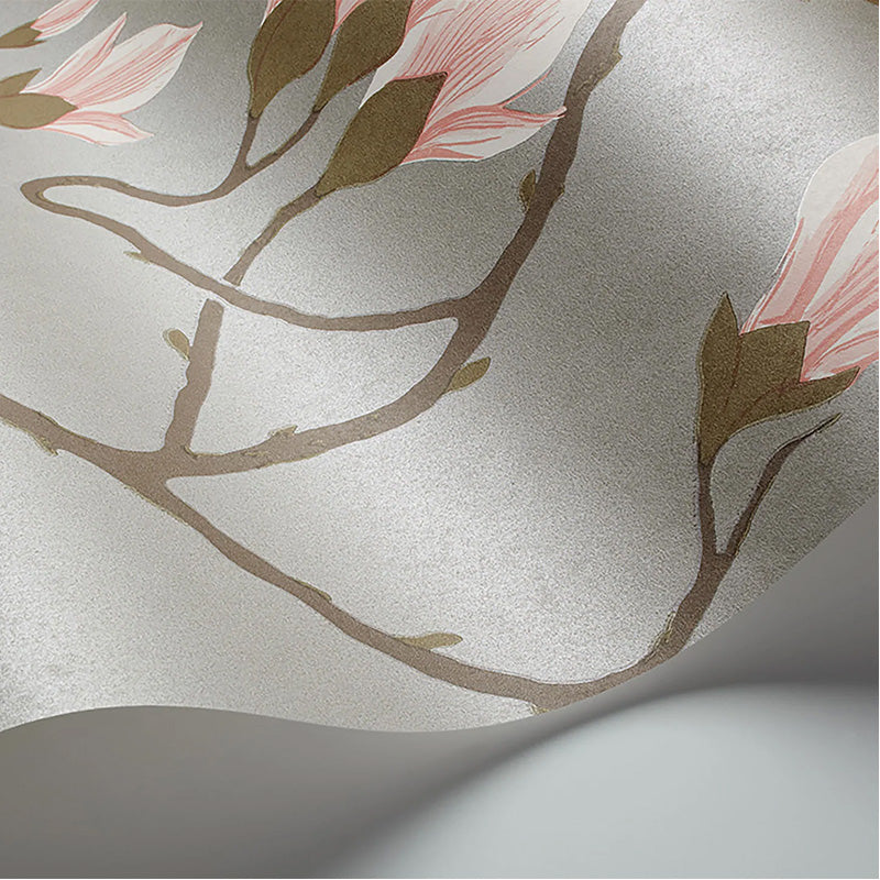 Carta da Parati "MAGNOLIA GRIGIO & ROSA" The Contemporary | COLE & SON