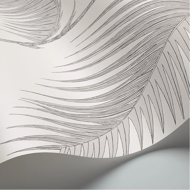 Carta da Parati "PALM LEAVES ARGENTO" The Contemporary | COLE & SON
