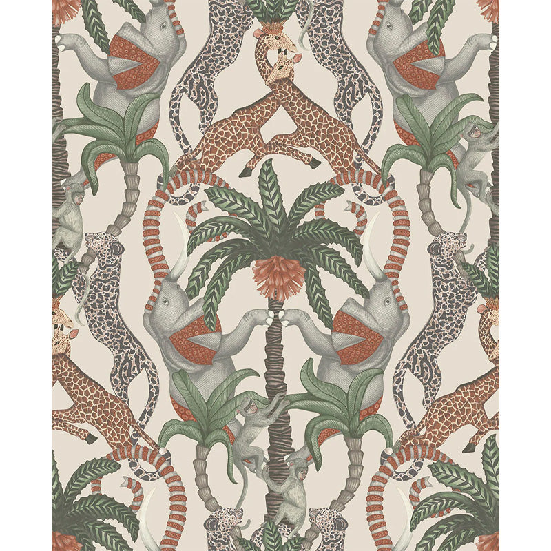 Carta da Parati "SAFARI TOTEM BIANCO" Jabula-Ardmore | COLE & SON
