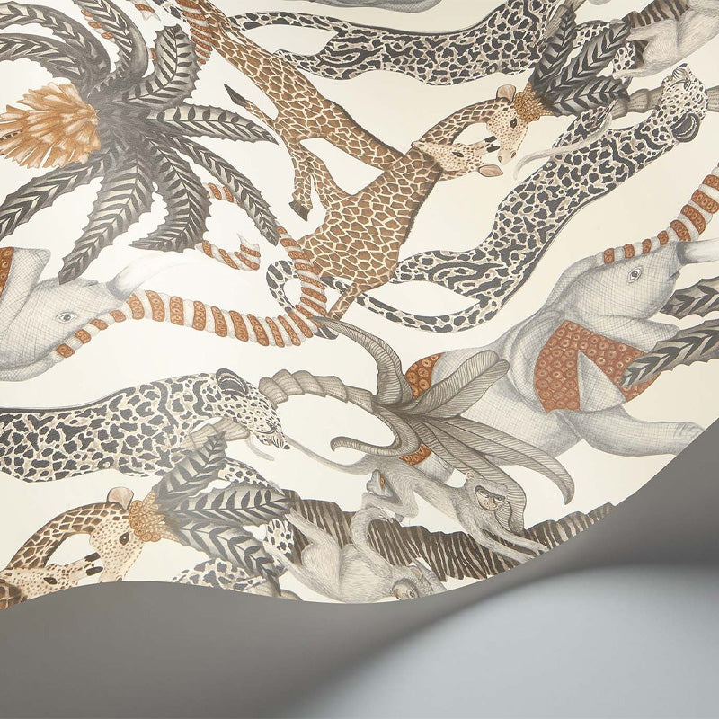 Carta da Parati "SAFARI TOTEM PANNA" Jabula-Ardmore | COLE & SON