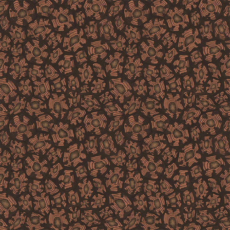 Carta da Parati "SAVANNA SHELL BORDEAUX" Jabula-Ardmore | COLE & SON