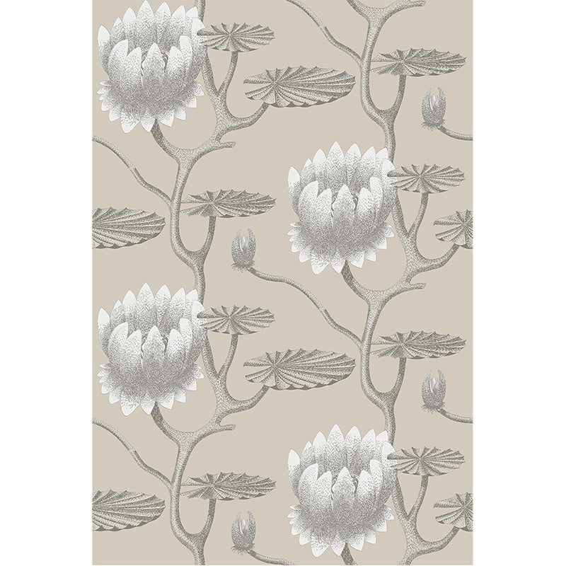 Carta da Parati "SUMMER LILY BEIGE & BIANCO" The Contemporary | COLE & SON