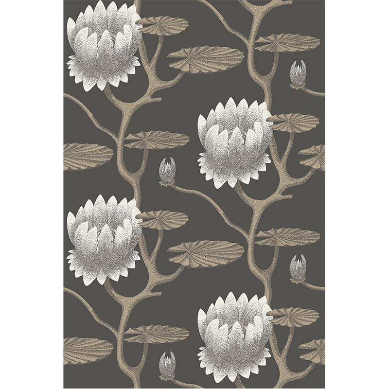 Carta da Parati "SUMMER LILY NERO & BIANCO " The Contemporary | COLE & SON