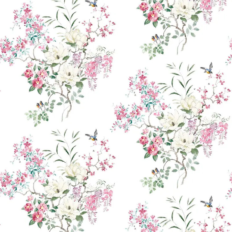 Carta da parati "Magnolia Blossom" - Curios - SANDERSON