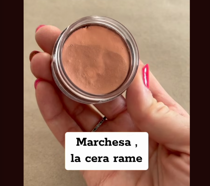 Cera metálica sólida "La Marchesa", cobre