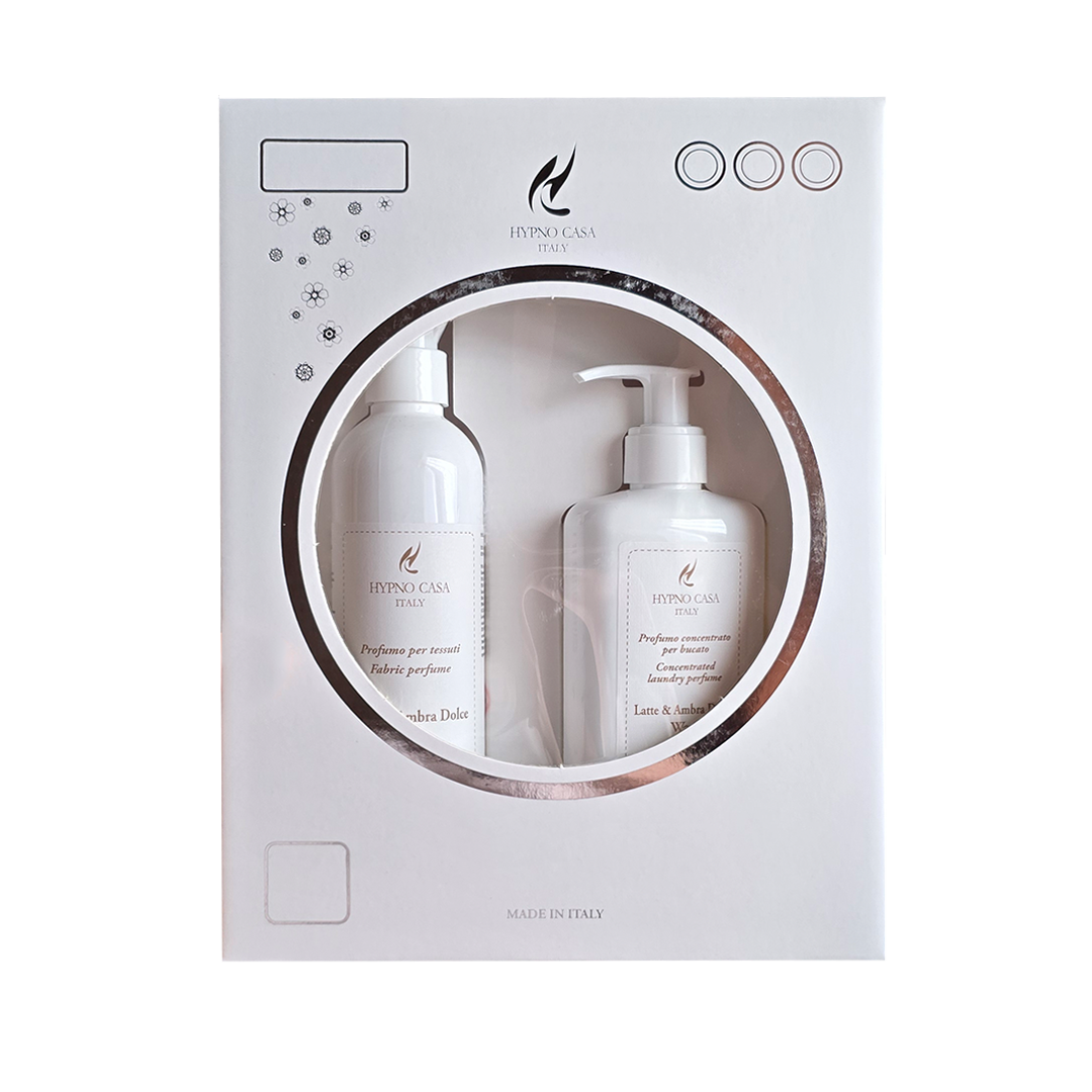Set per il Bucato "Latte & Ambra Dolce Wash" - Hypno Casa