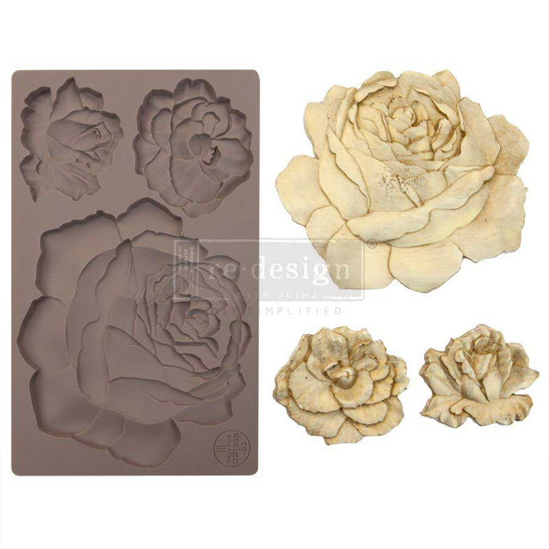 Redesign Decor Moulds "Etruscan Rose" 12,7 x 20,3 cm