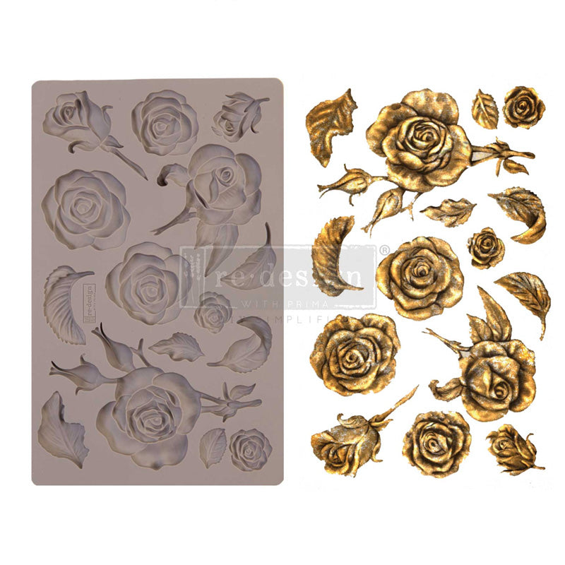 Redesign Decor Moulds "Fragrant Roses" 12,7 × 20,3 cm