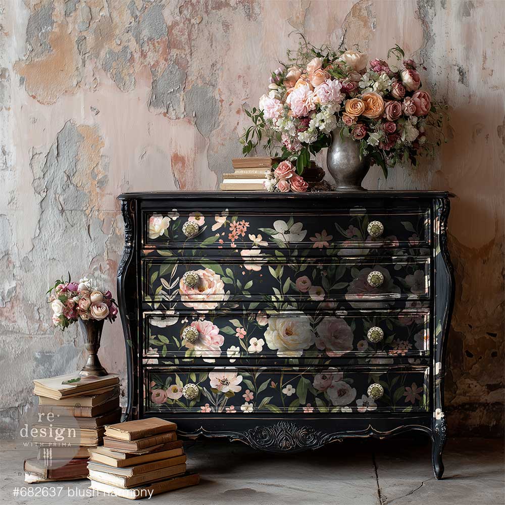 Redesign Decor Transfers – "Blush Harmony” 4 fogli 61×89cm