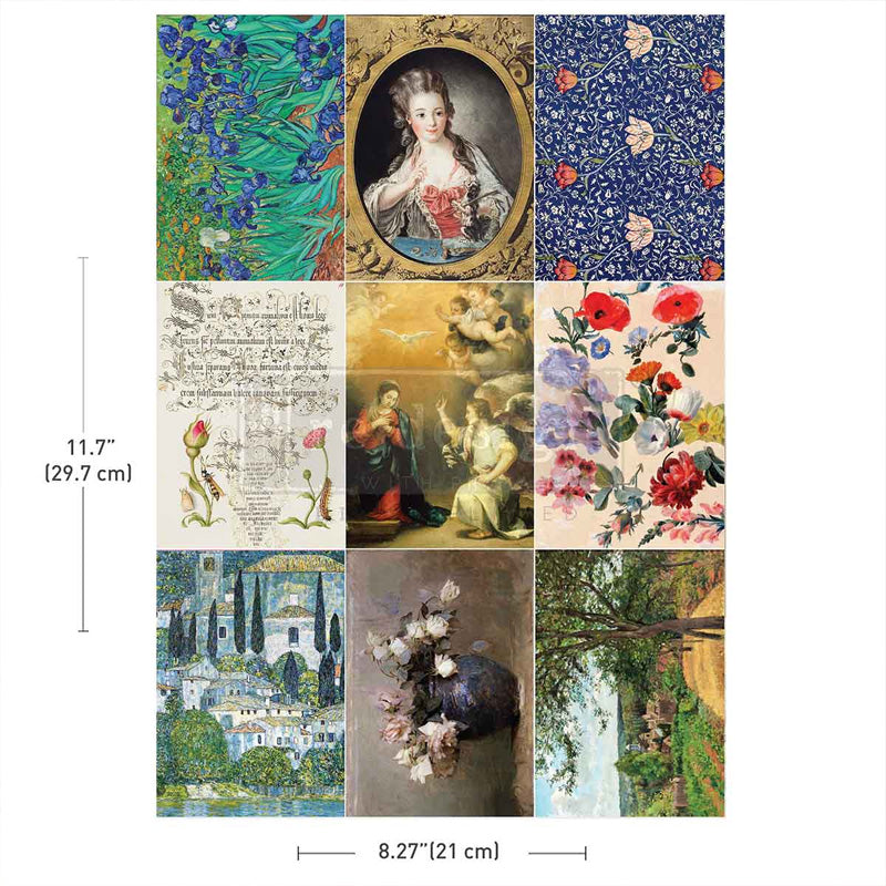 Redesign Decor Transfers® – “the painted legacy” 29,7×20,8 cm 1 foglio