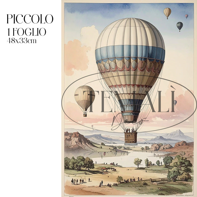 Dècoupage Pop Vintage – Mongolfiere 2