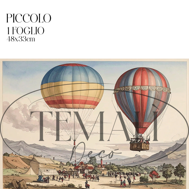 Dècoupage Pop Vintage – Mongolfiere 4