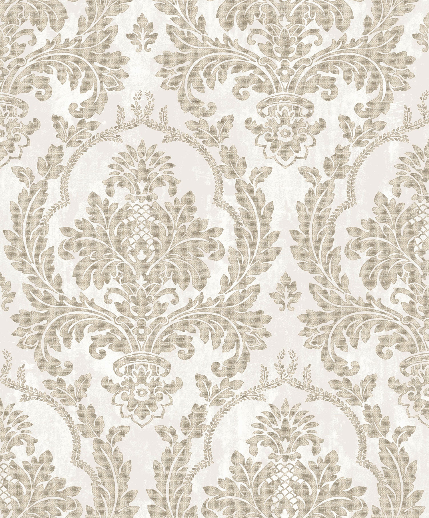 Carta da parati “Giglio Soft Beige”, a metraggio o rotolo