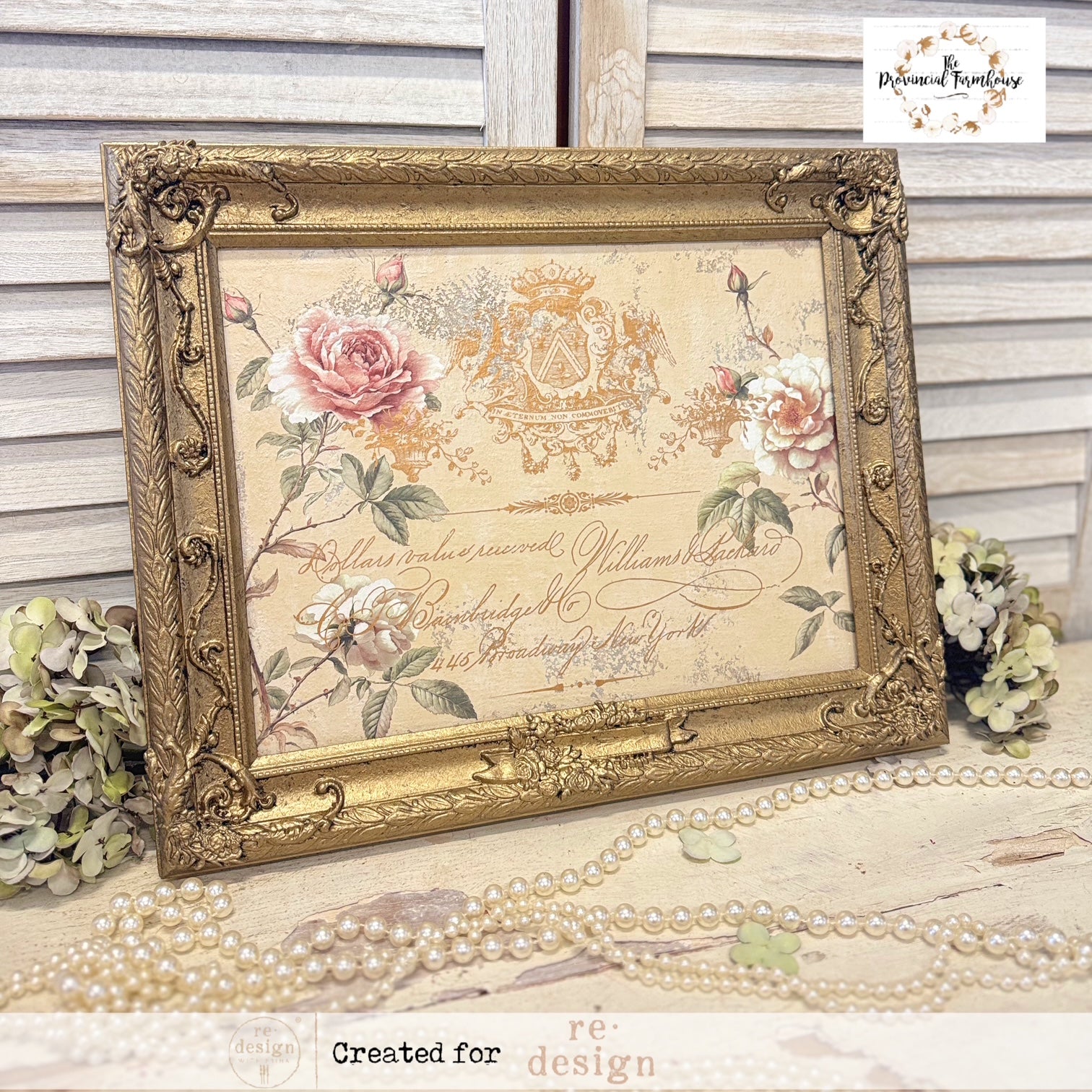 Redesign Decor Transfers “Gentle Symphony” 3 fogli 21,5x28 cm