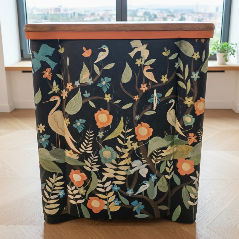 Mobiletto “Free Love 2" I Restyling di Sylvia, Meraki per l'evento Re-Design