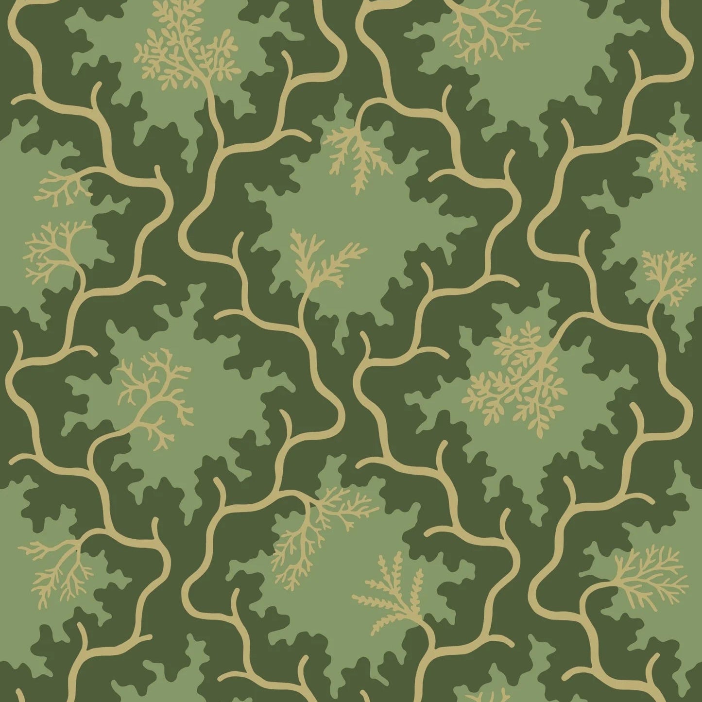 Carta da Parati “Moss Trellis verde scuro" | COLE & SON CLASSICS VOL. 2