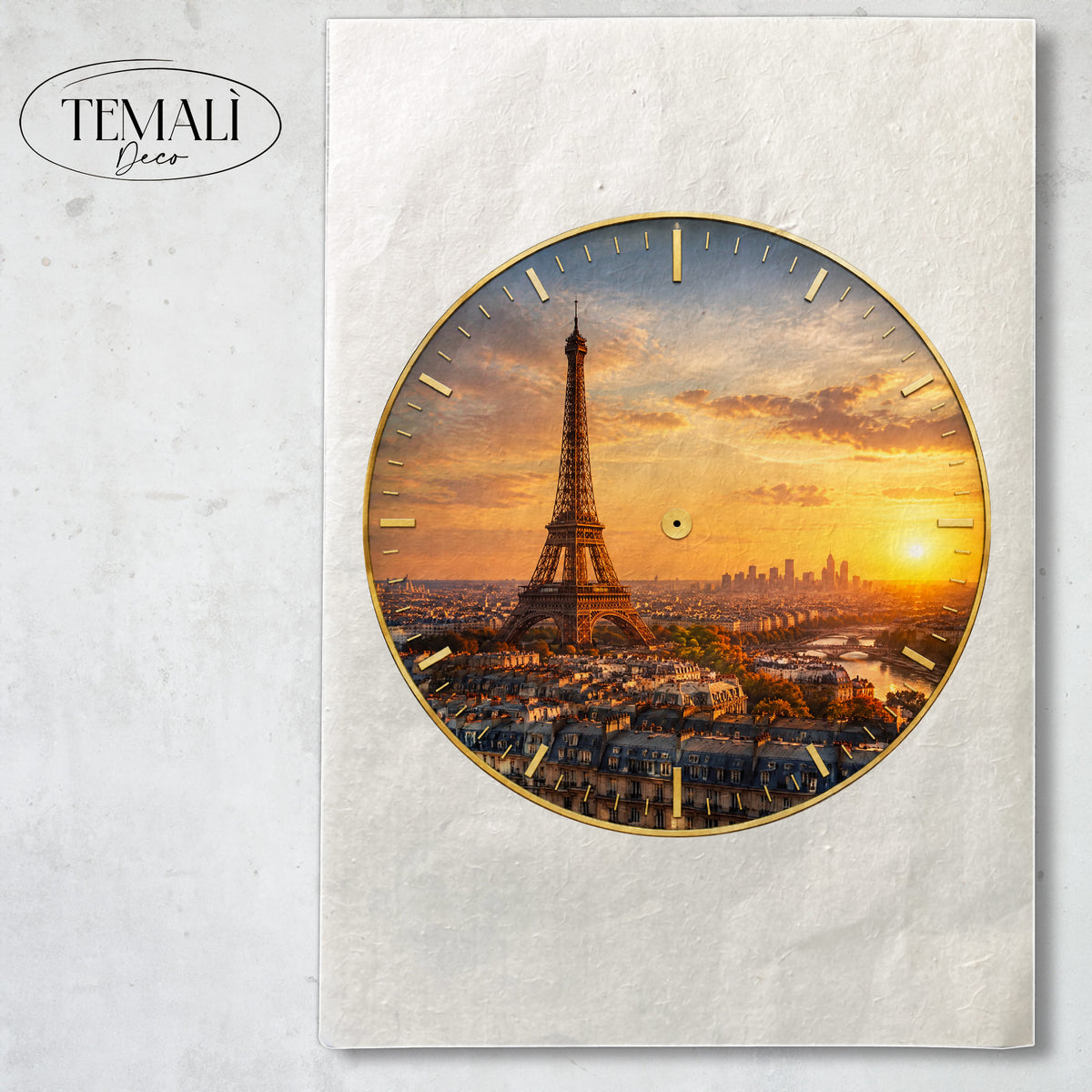 Dècoupage Orologi - Tramonto a Parigi