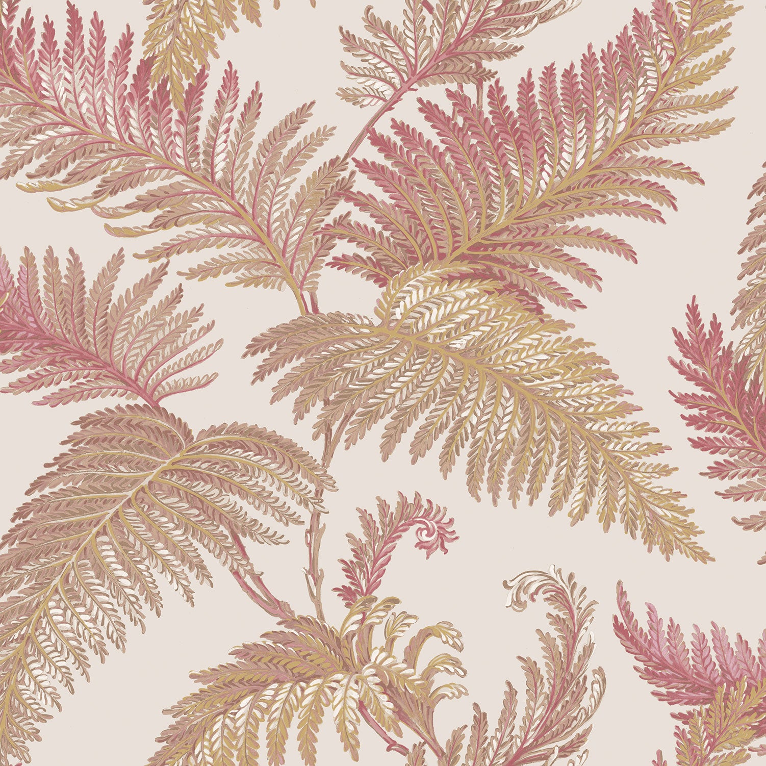 Carta da parati “Plumage Rosè”, a metraggio o rotolo