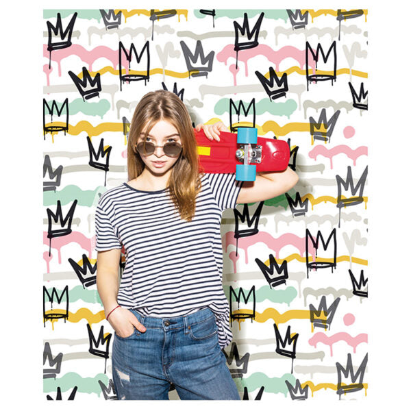 Tapete „Pop Crown“ nach Meter oder als Rolle