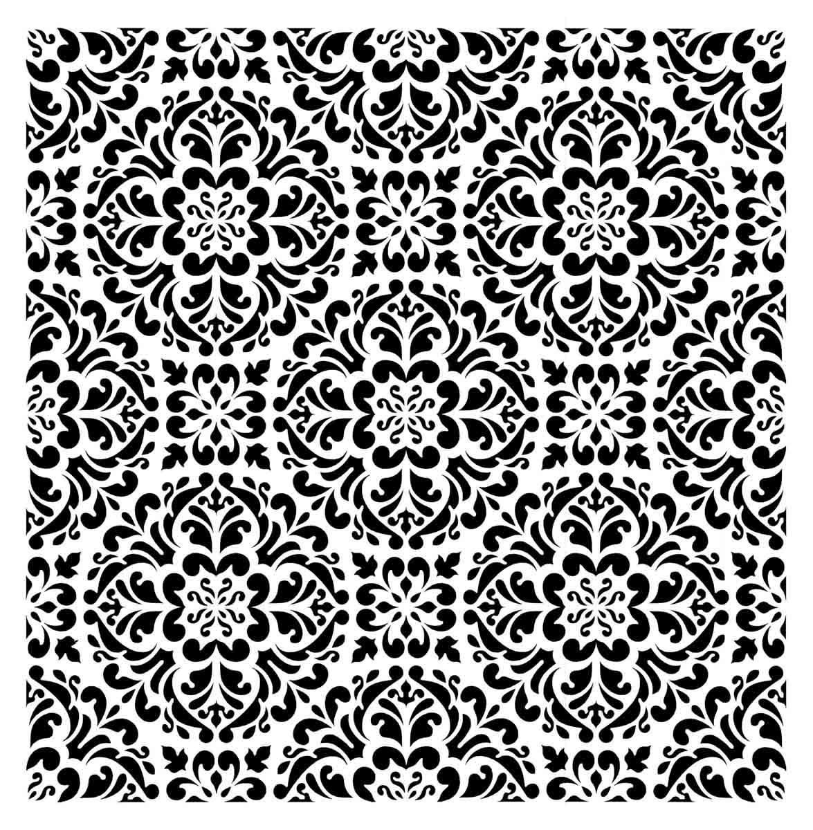 Pochoir Chic en Craie Kaléidoscope 50x50cm - WoodUbend