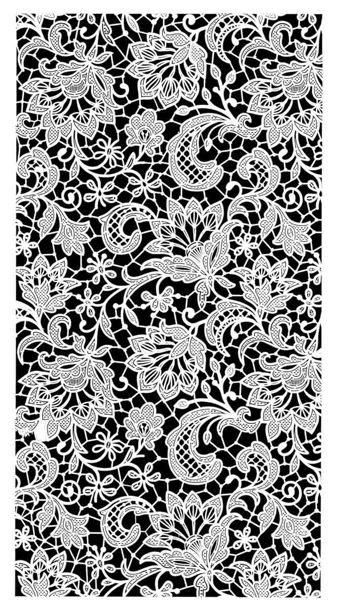 Posh Chalk Stencil Solly’s Lace 40x70cm - WoodUbend