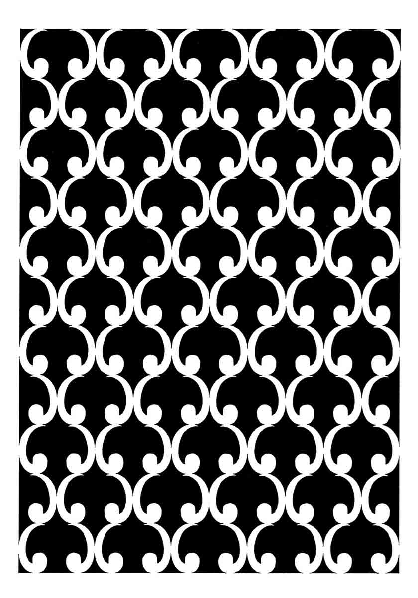 Posh Chalk Stencil Turkish Delight 21x30cm WoodUbend