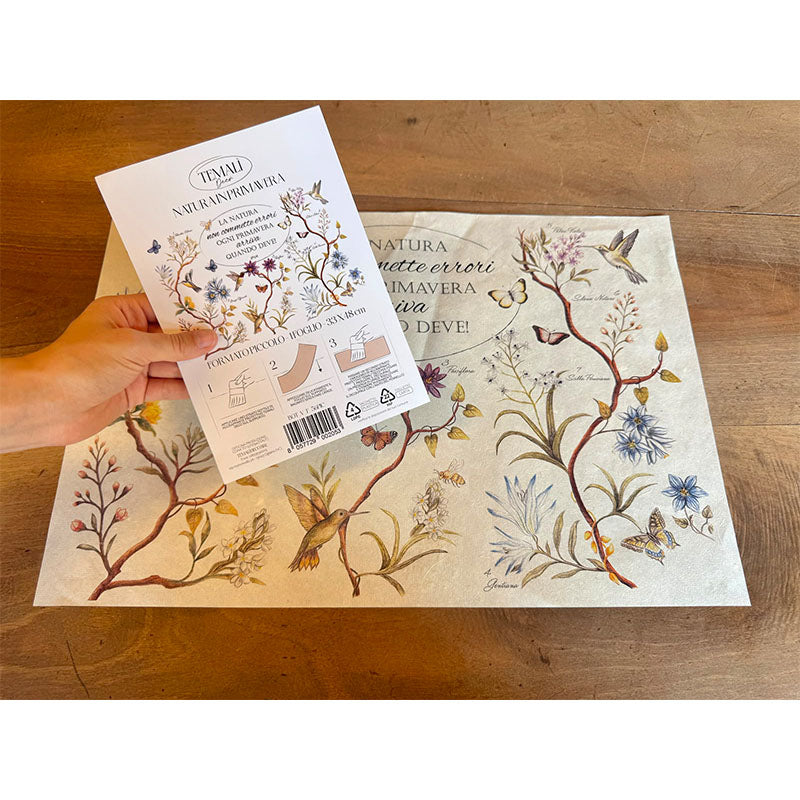 Dècoupage Botanical vintage - Natura in primavera