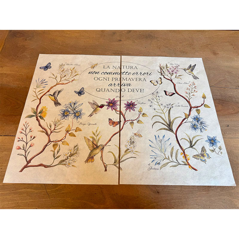 Dècoupage Botanical vintage - Natura in primavera