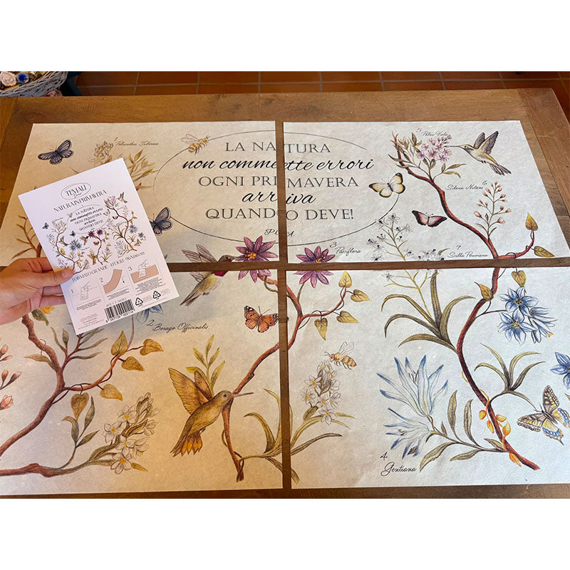Dècoupage Botanical vintage - Natura in primavera