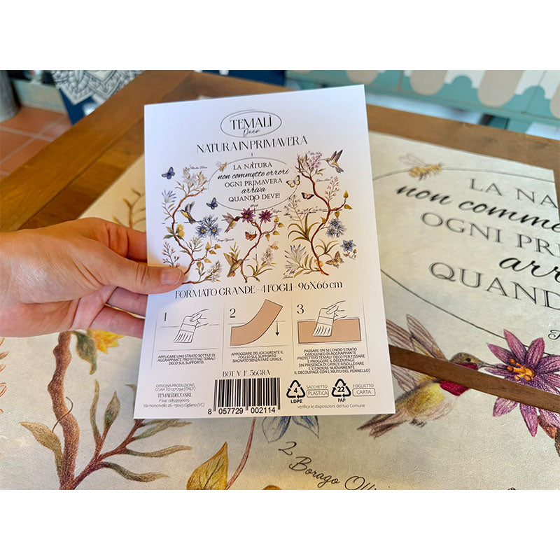Dècoupage Botanical vintage - Natura in primavera