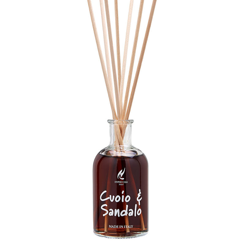 Diffuseur parfumé « Cuir & Santal » à bâtonnets, Hypno Casa, 250 ml