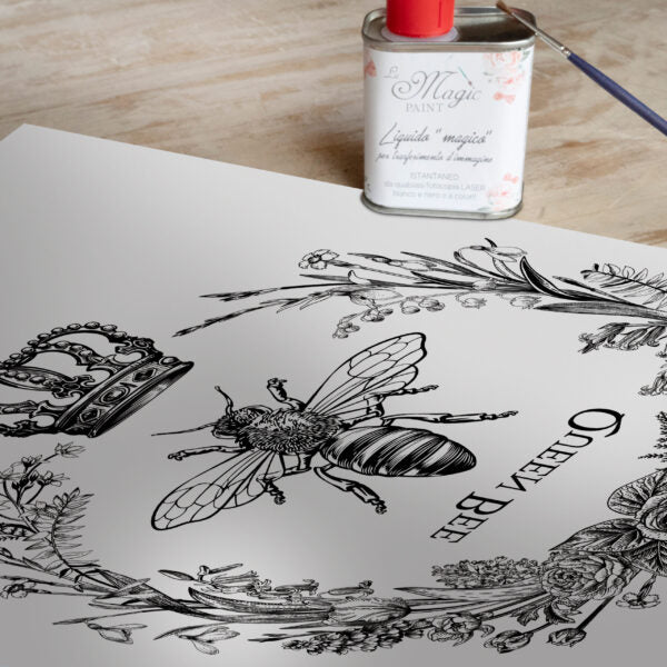 Stampa Trasferibile “FANTASIE, QUEEN BEE” 28×40 cm