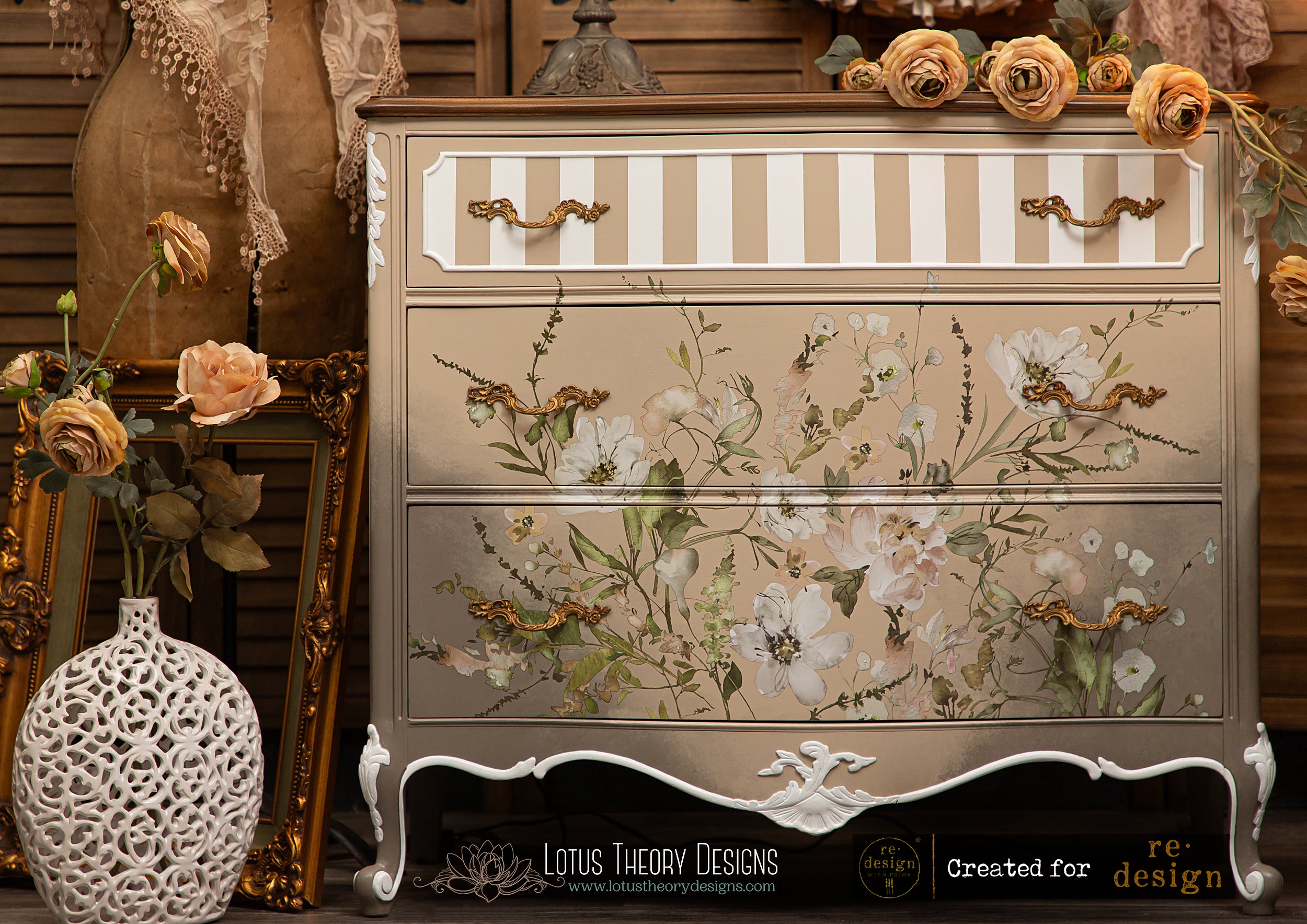 Redesign Decor Transfers – "Pastels Artistry" 21,5x28 cm 3 fogli