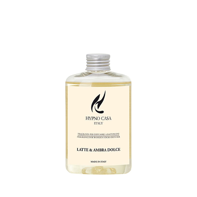 Ricarica Profumatore "Latte e Ambra Dolce", Hypno Casa, 200 ml
