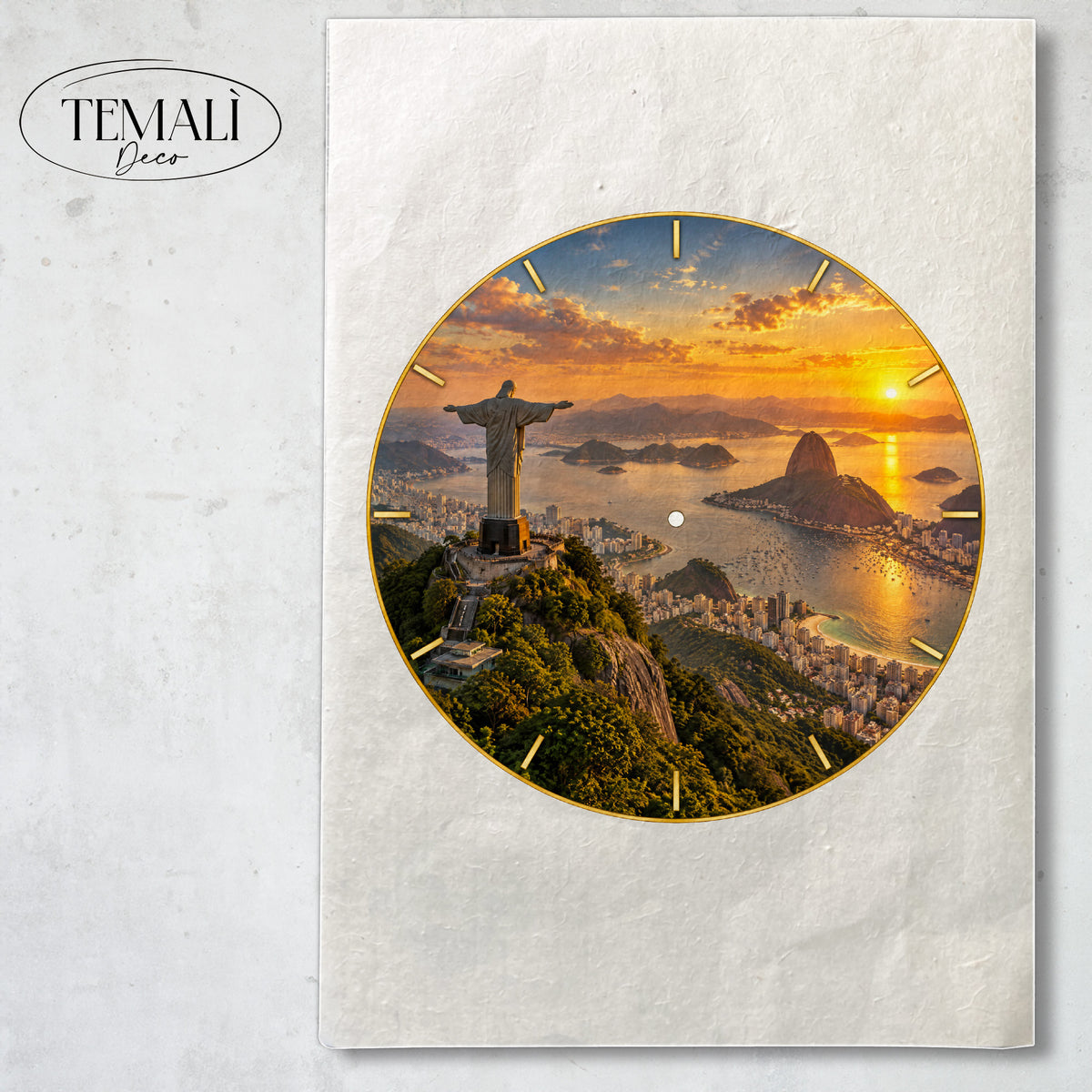 Dècoupage Orologi - Tramonto a Rio De Janeiro