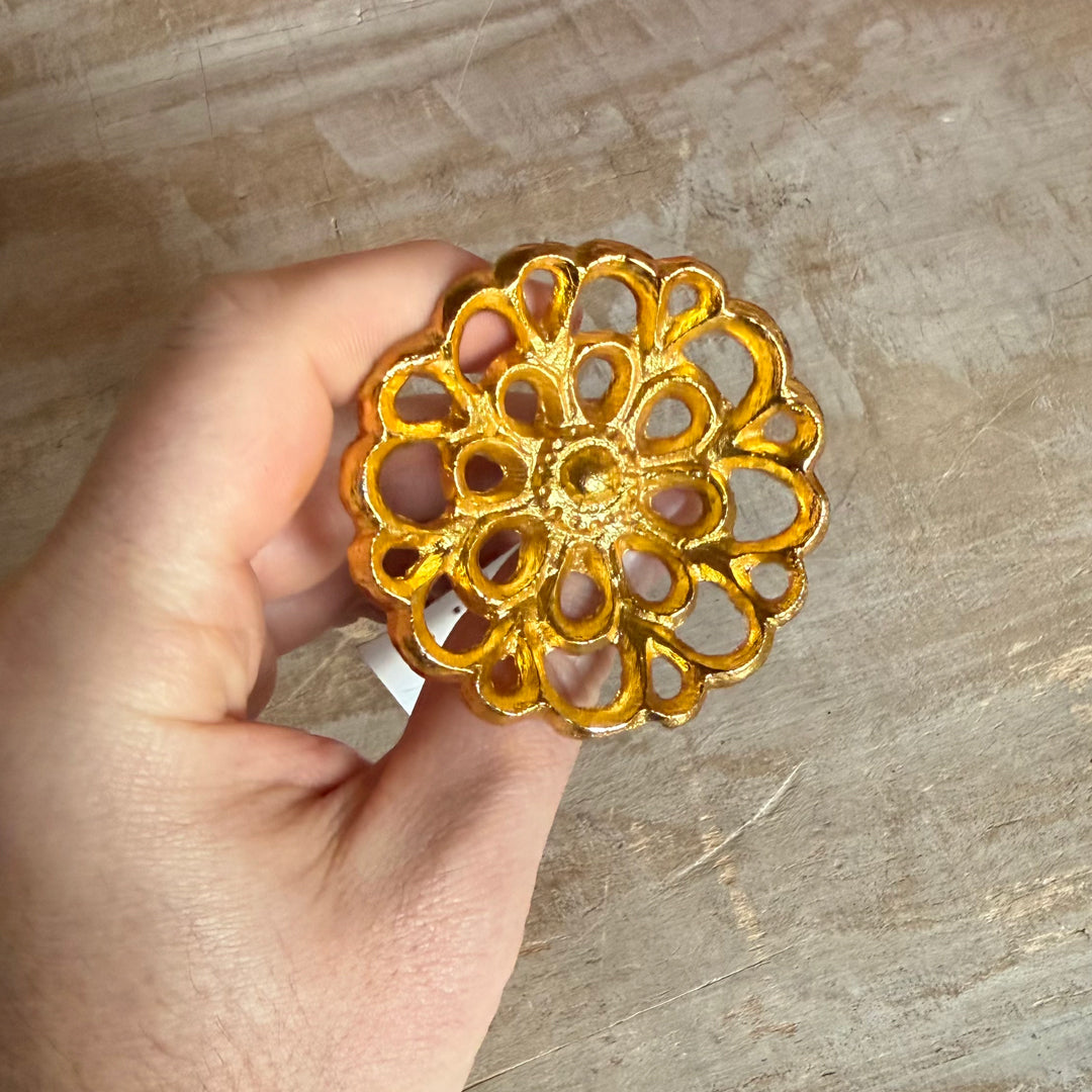 Pomello in Ferro "Rosone dorato"