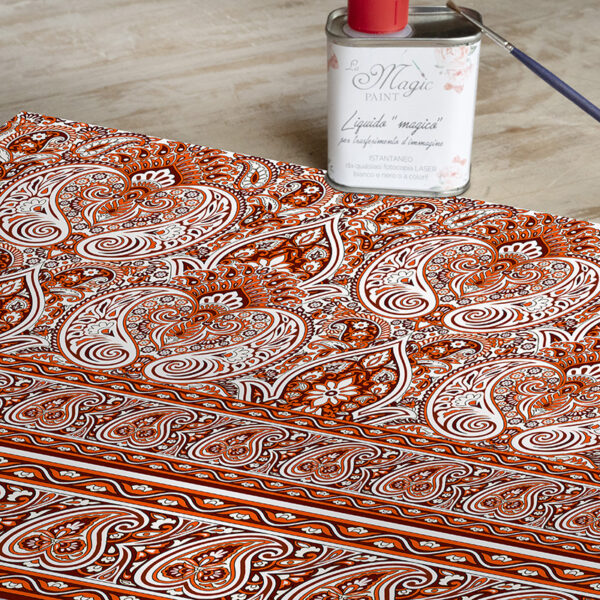 Stampa Trasferibile “PAISLEY-SAPORE D'ORIENTE” 28×40 cm