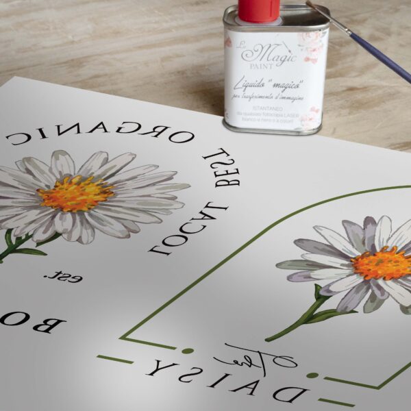Stampa Trasferibile “SCRIPT, DAISY” 28×40 cm