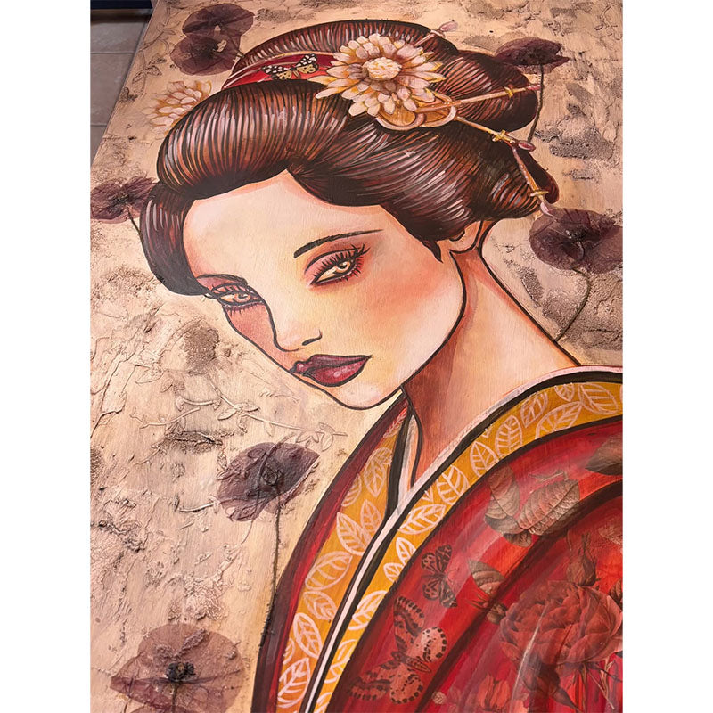 Scrivania “Papaveri Rossi" I Restyling di Alex Fritlex per l'evento Re-Design