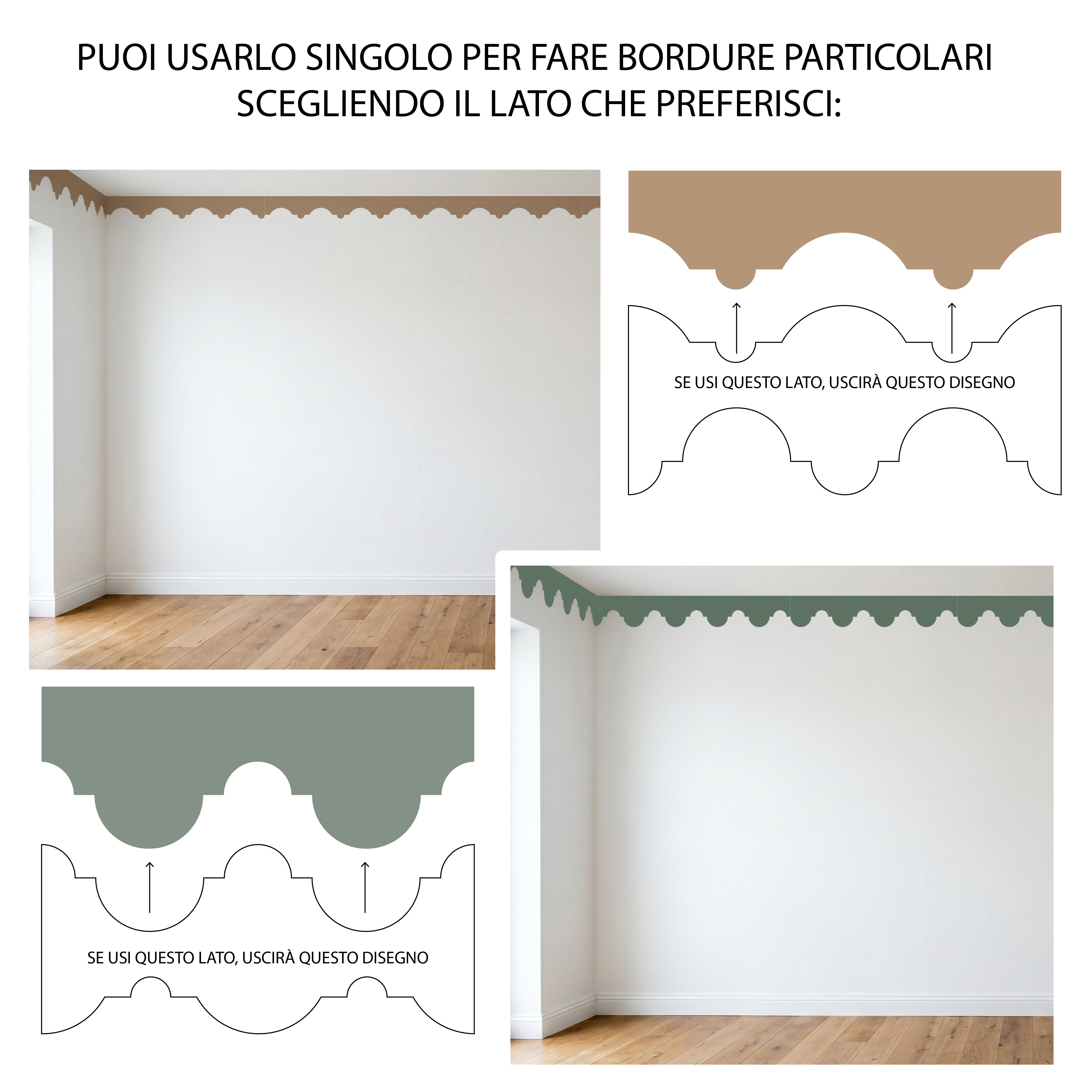 Stencil “Agadir”, Magic Paint, riutilizzabile, 32x53cm